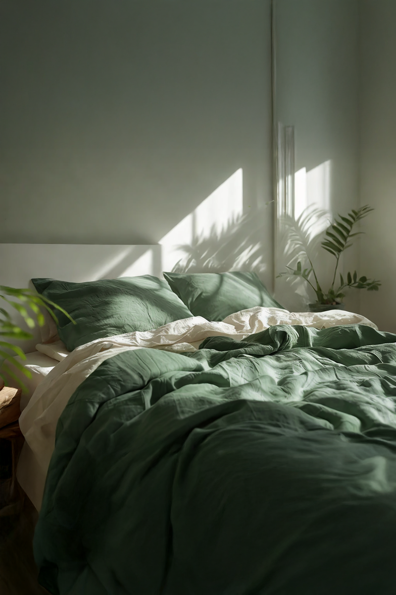 Fern Linen Bedding Set