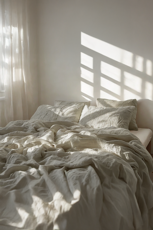 Sand Linen Bedding Set