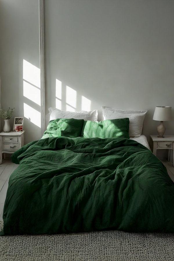 Verdant Linen Bedding Set