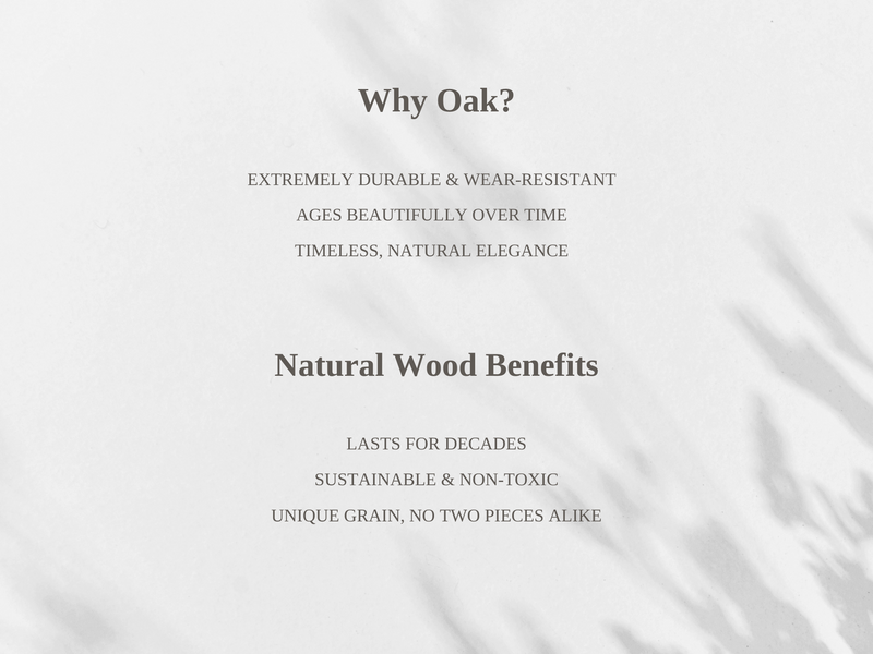 Natural Oak Wooden Chair