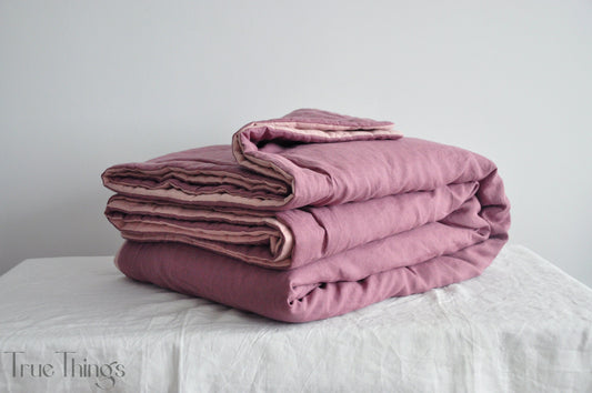 60 colors double sided linen comforter