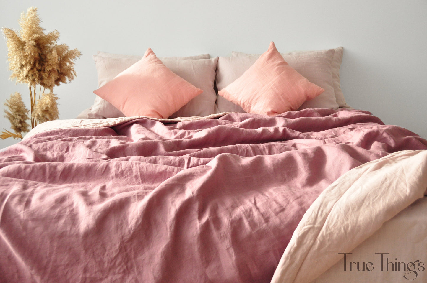 60 colors double sided linen comforter