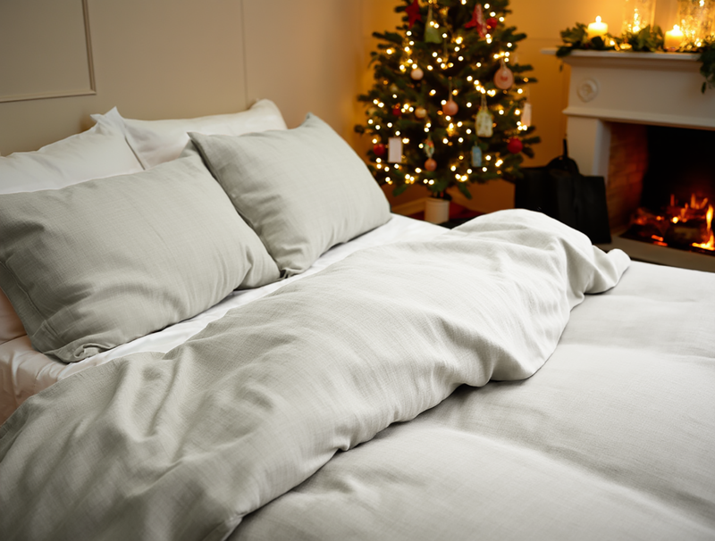 Christmas linen Sand pillowcase