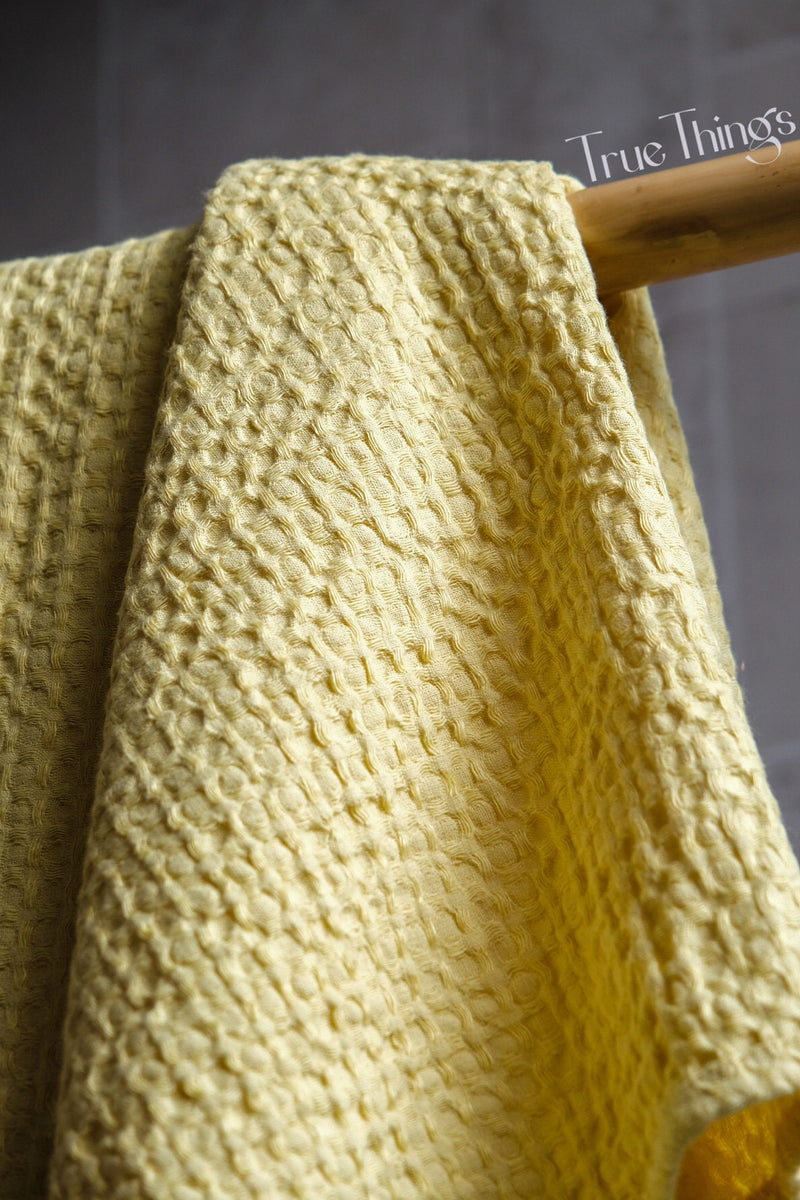 25 colors waffle linen bath towels