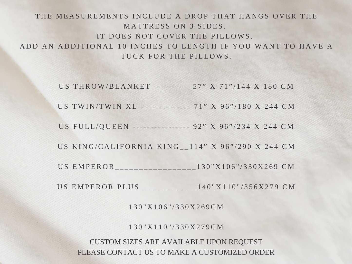 Ginger Linen Coverlet