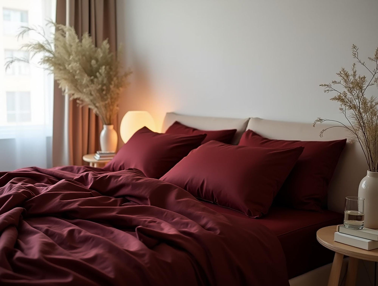 Marsala bedding set