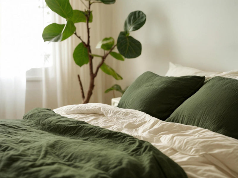 Khaki Linen Coverlet softened linen Bed Cover Queen King size linen coverlet cinnamon dark olive bed throw blanket couch cover