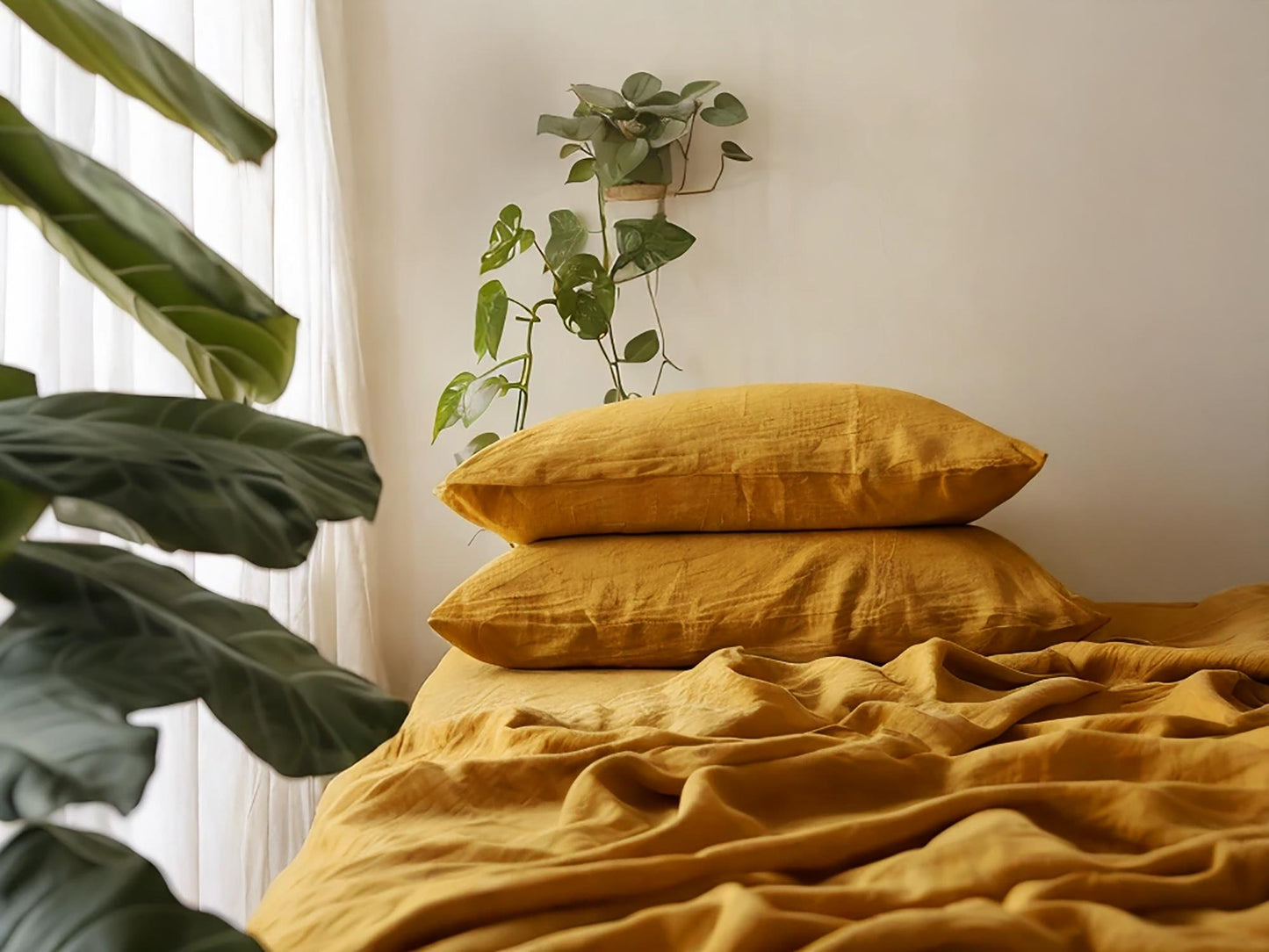 Amber linen flat sheet 1 Flat sheet Stonewashed 100% Flax Bedding for Natural Comfort