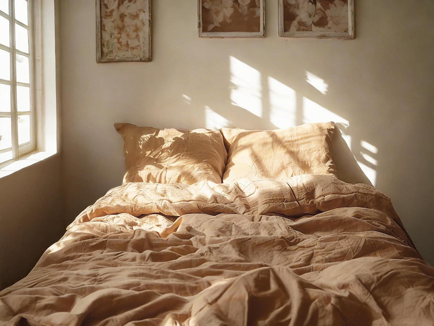 Amber linen Duvet cover Soft 1 Medium Weight Cover Breathable Stonewashed Comfort