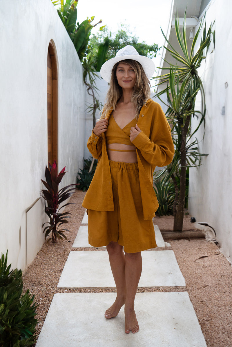 Amber linen set Kaia set