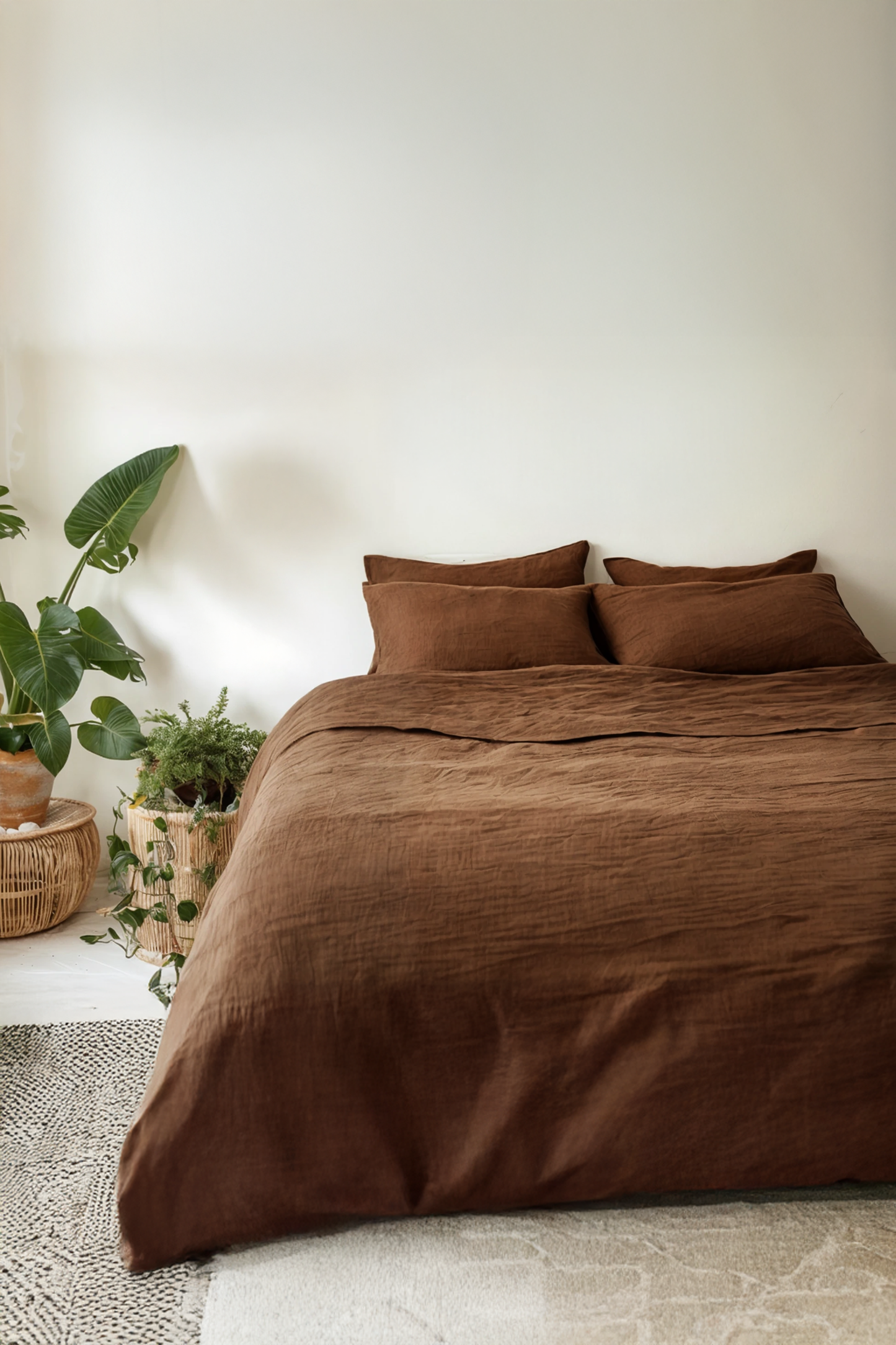 Ginger Linen Coverlet