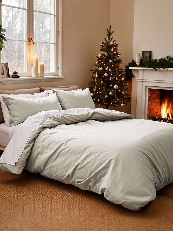 Christmas linen Sand pillowcase