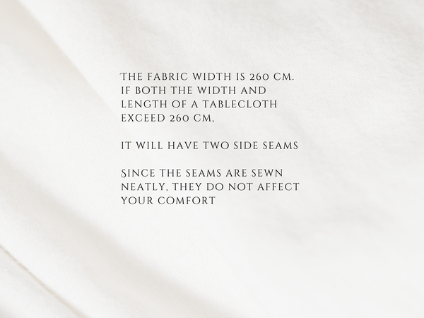 Christmas Ginger linen tablecloth